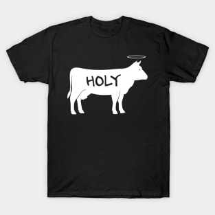 Holy Cow | Funny Cattle Farmer Design T-Shirt